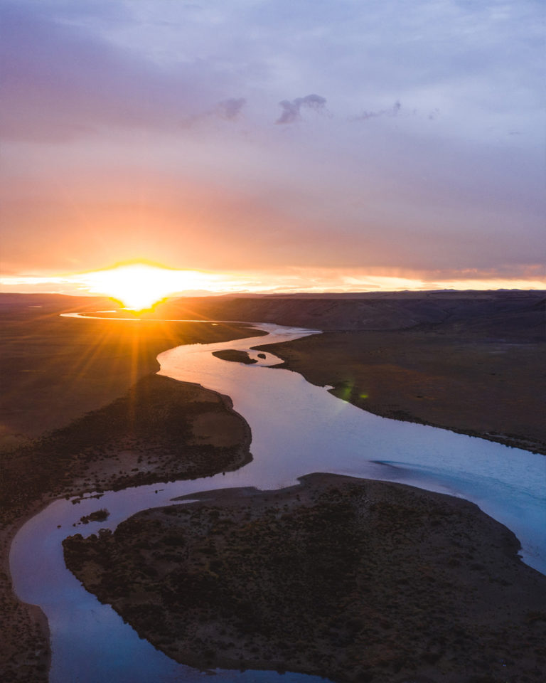 Río Santa Cruz Influos